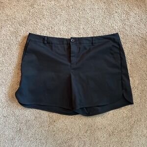 Oakley Golf Shorts Regular Fit Black Athletic Casual Womens Size 2XL